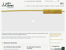 Tablet Screenshot of capillasdelcarmen.com